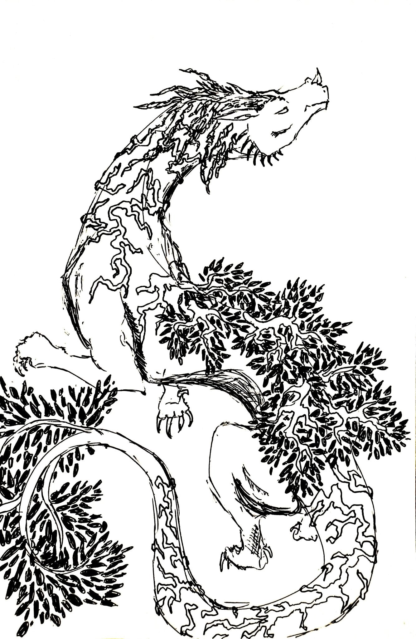 Rooting for You Dragon Sticker - Violet Ivy Studio