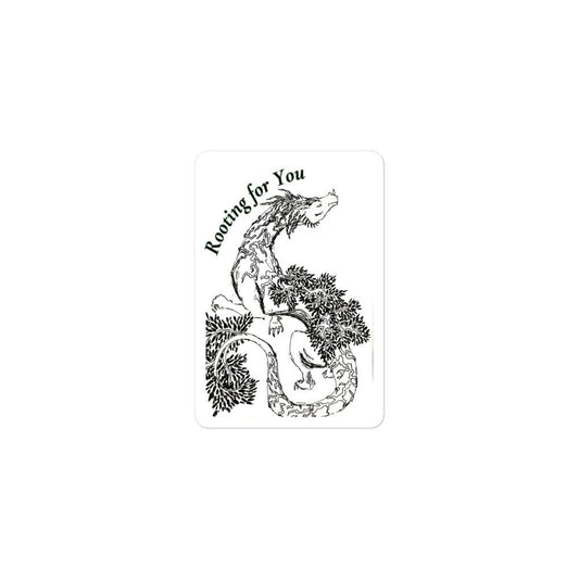 Rooting for You Dragon Sticker - Violet Ivy Studio