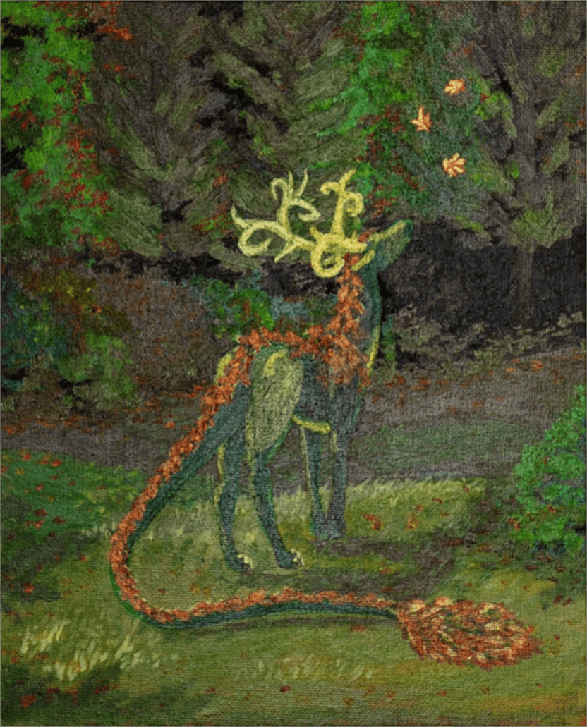 The Changing of Seasons - Original Painting - Violet Ivy Studio